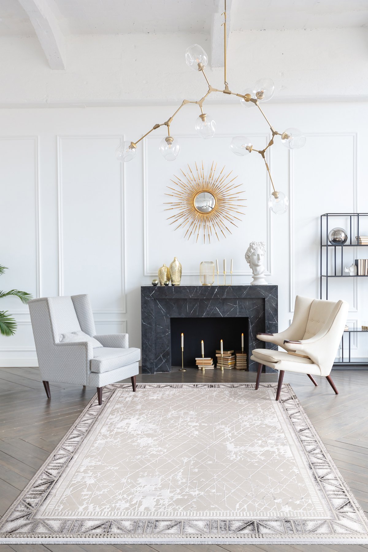 İpek Halı Sihir 17357 Salon, Mutfak, Oturma Odası, Çocuk Odası Halisi – ipek mekik hali - Görsel 4