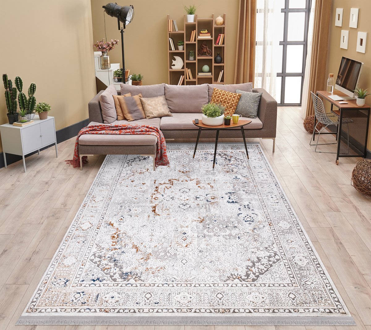 İpek Halı Vales 7813A Salon, Mutfak, Oturma Odası Halisi - Görsel 3
