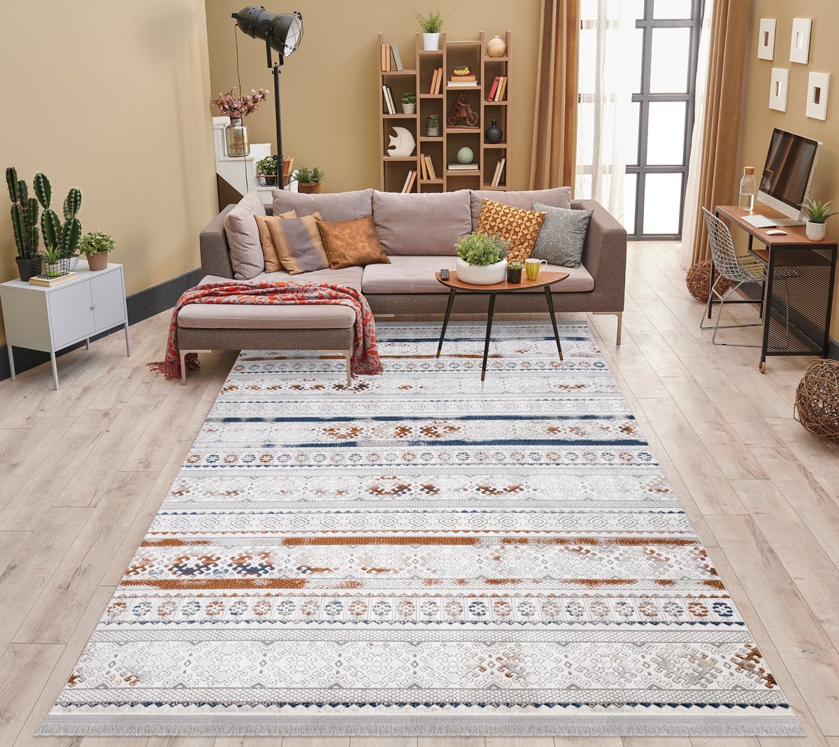 İpek Halı Vales 7821A Salon, Mutfak, Oturma Odası Halisi - Görsel 3