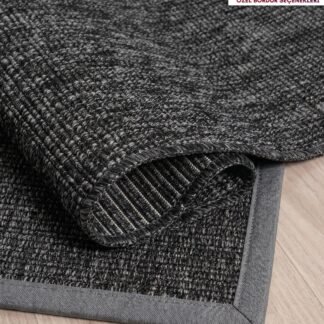 Fumera Antrasit Doğal Sisal Halı