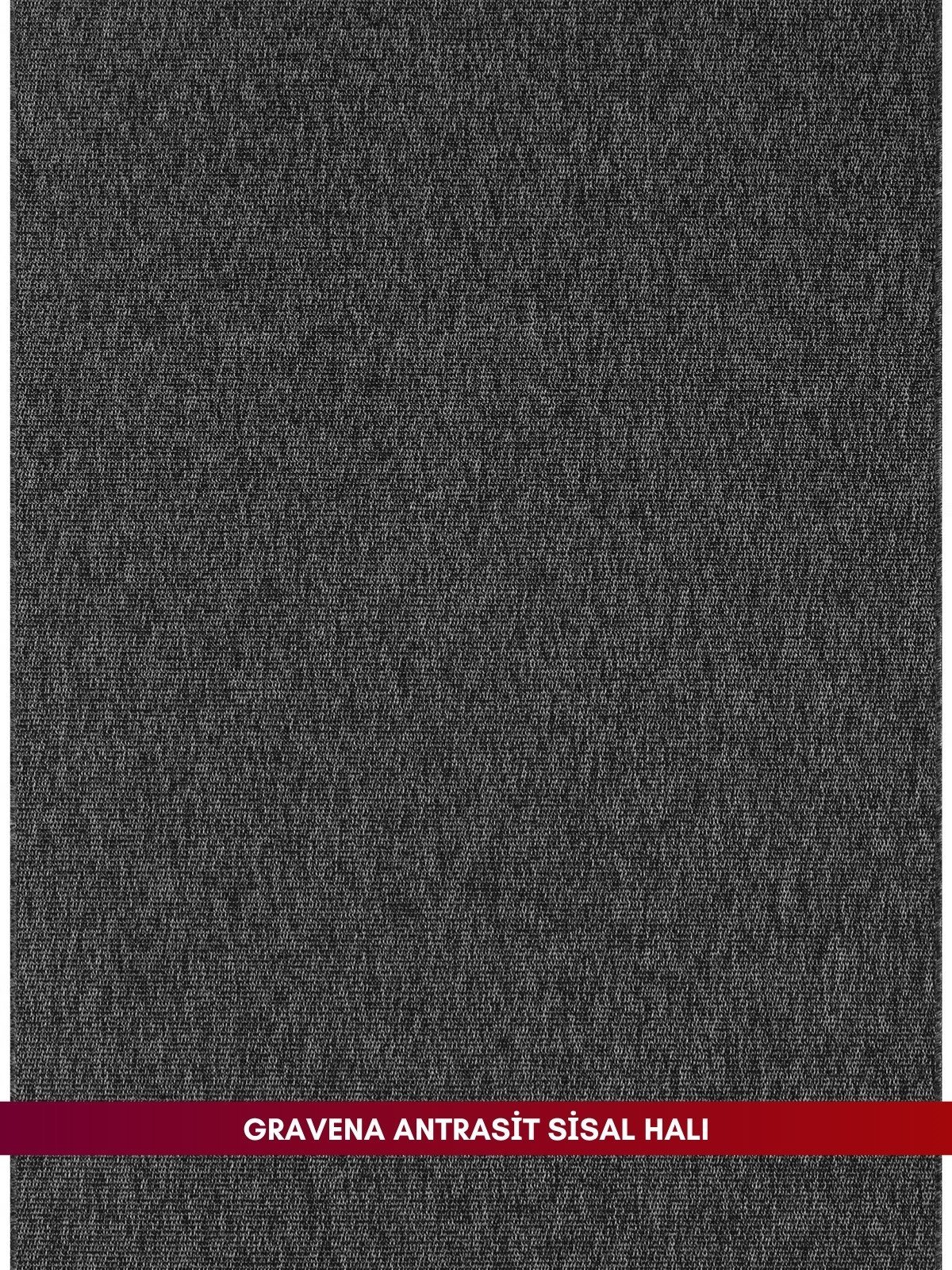 Gravena Antrasit Doğal Sisal Halı - Görsel 6