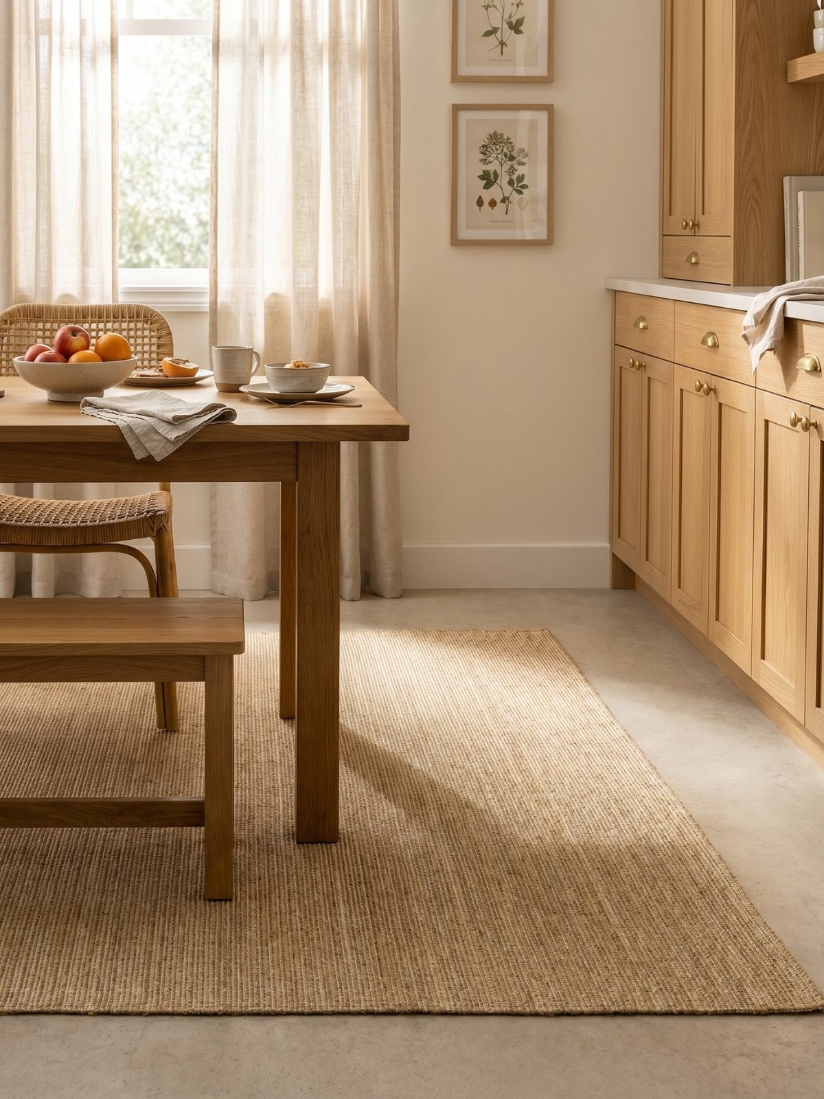 Linora Natural Doğal Sisal Halı - Görsel 2