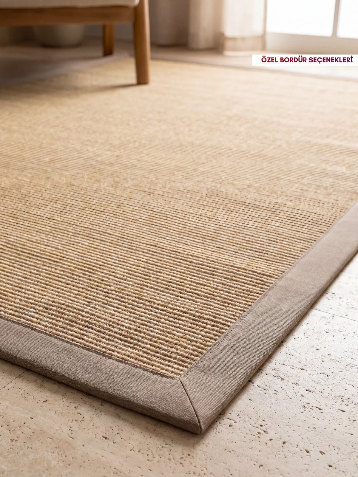 Linora Natural Doğal Sisal Halı - Görsel 3