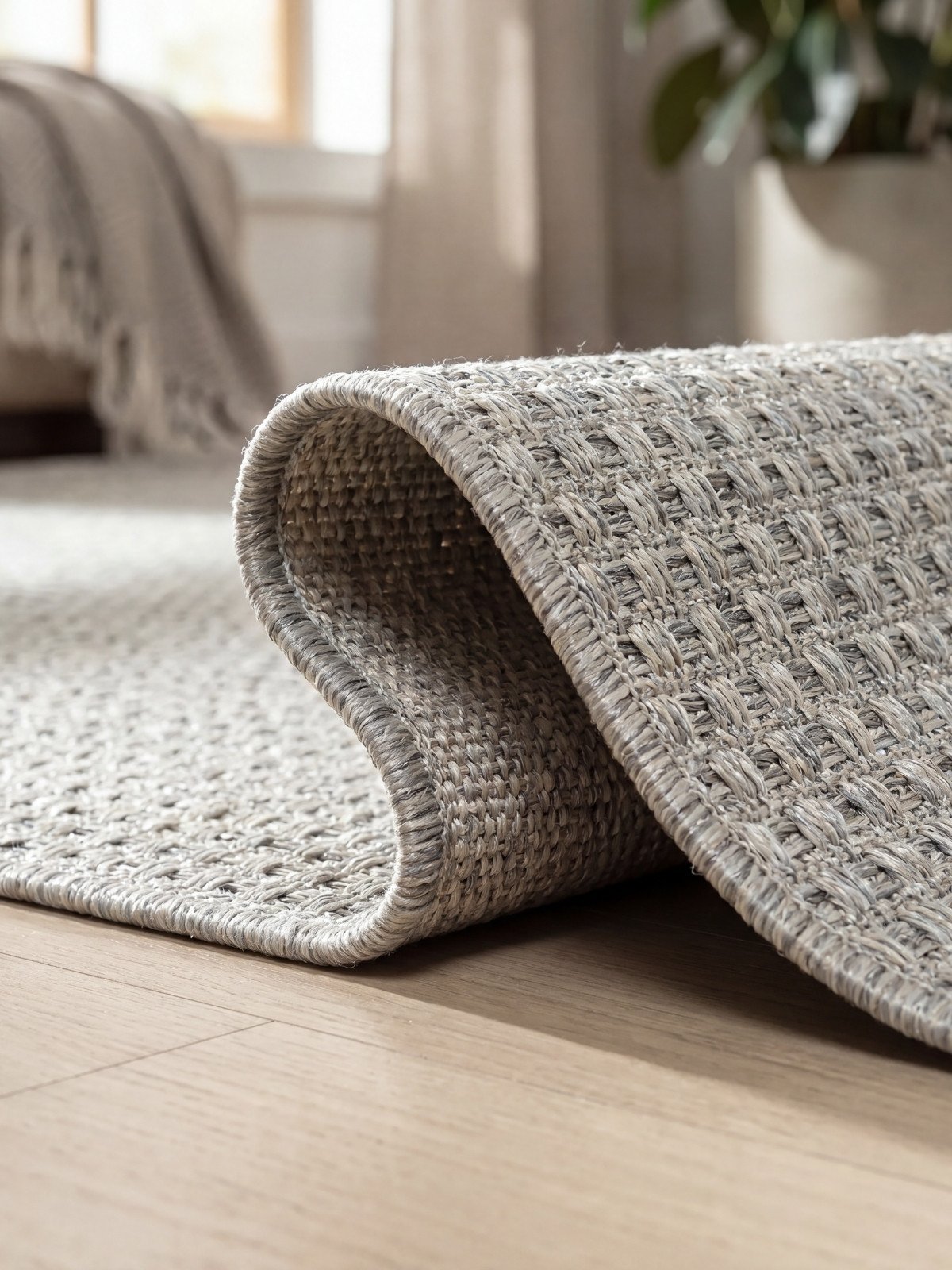 Livento Gri Doğal Sisal Halı - Görsel 2