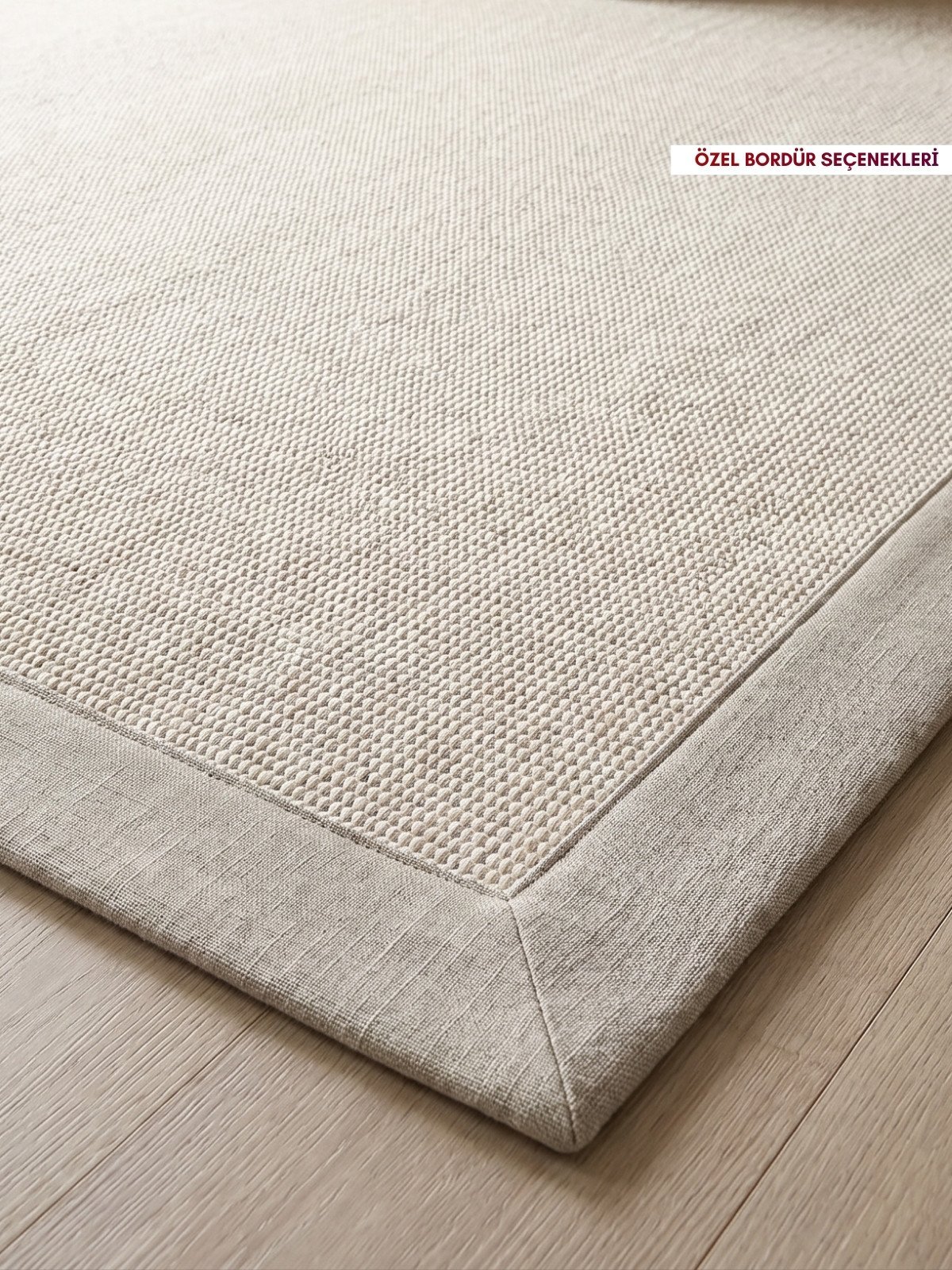 Nivora Krem Doğal Sisal Halı - Görsel 2