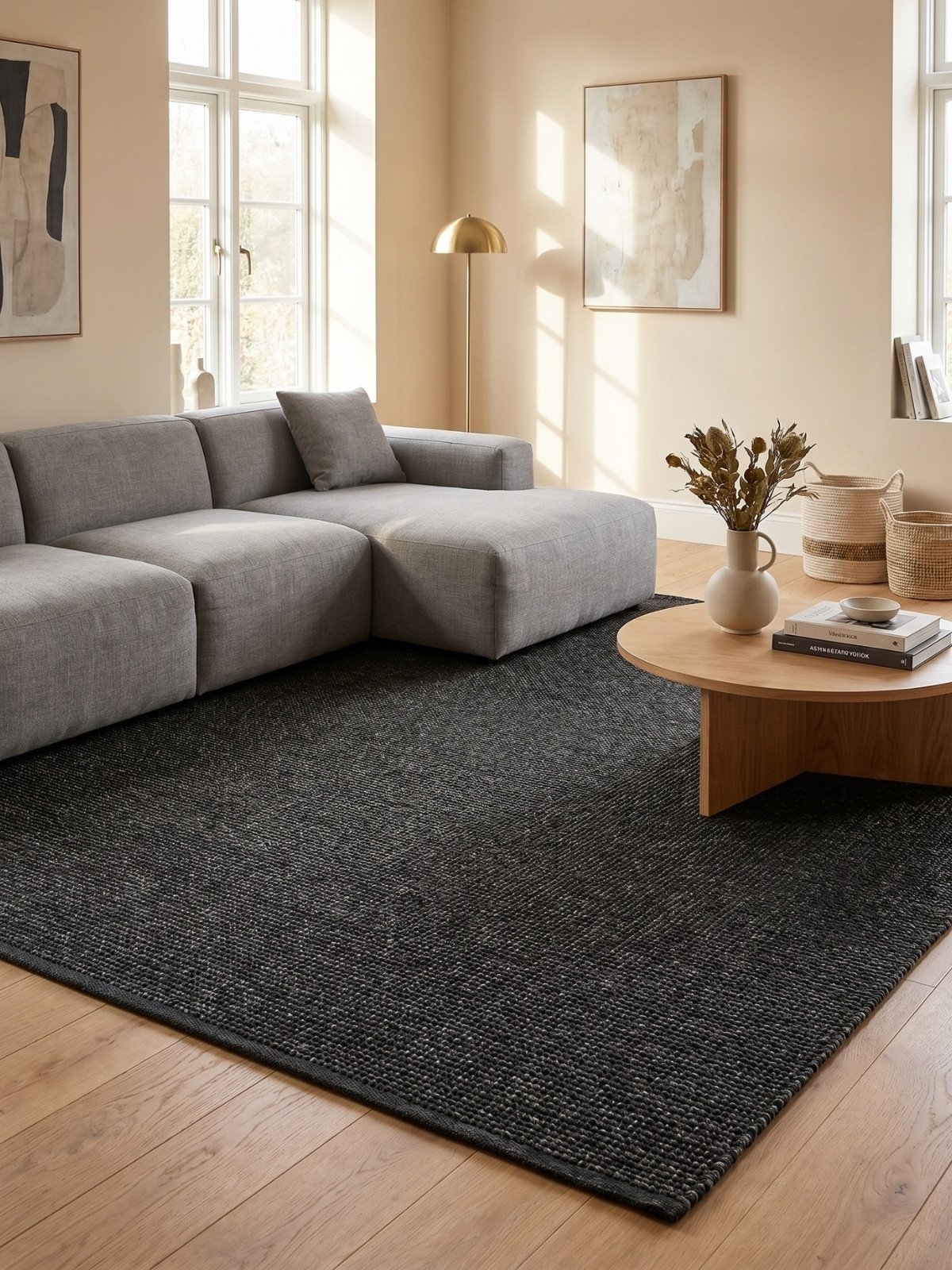 Novera Antrasit Doğal Sisal Halı - Görsel 5