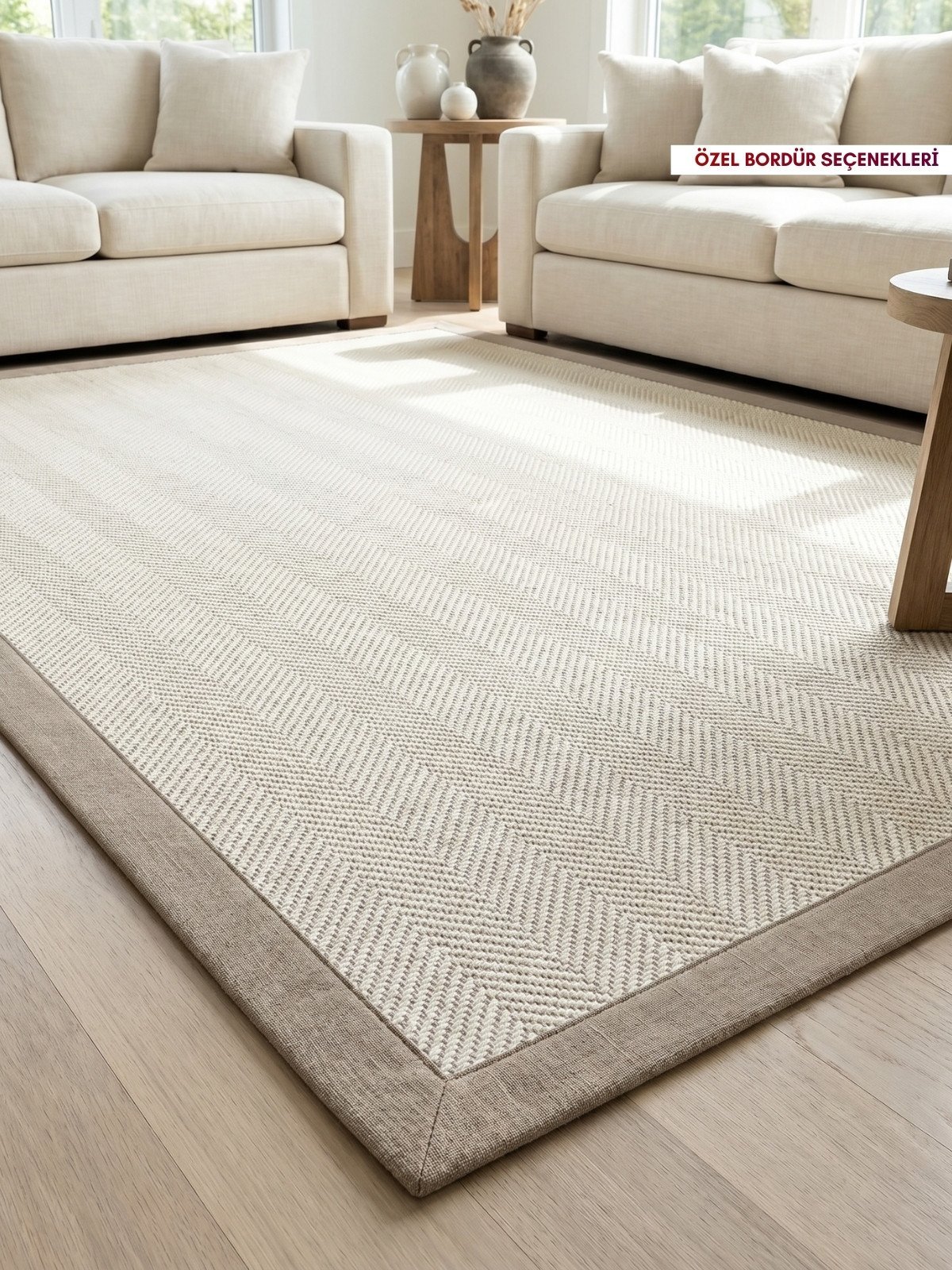 Picasso Krem Doğal Sisal Halı - Görsel 2