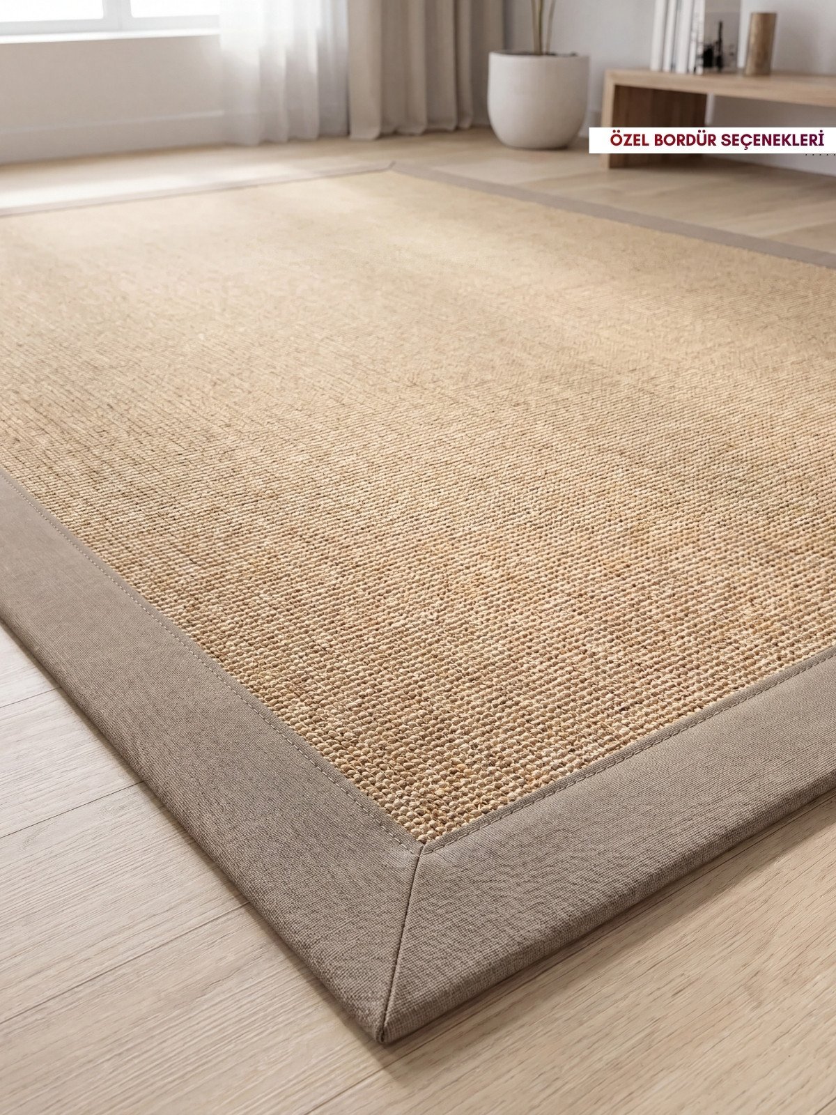 Savana Bej Doğal Sisal Halı - Görsel 3