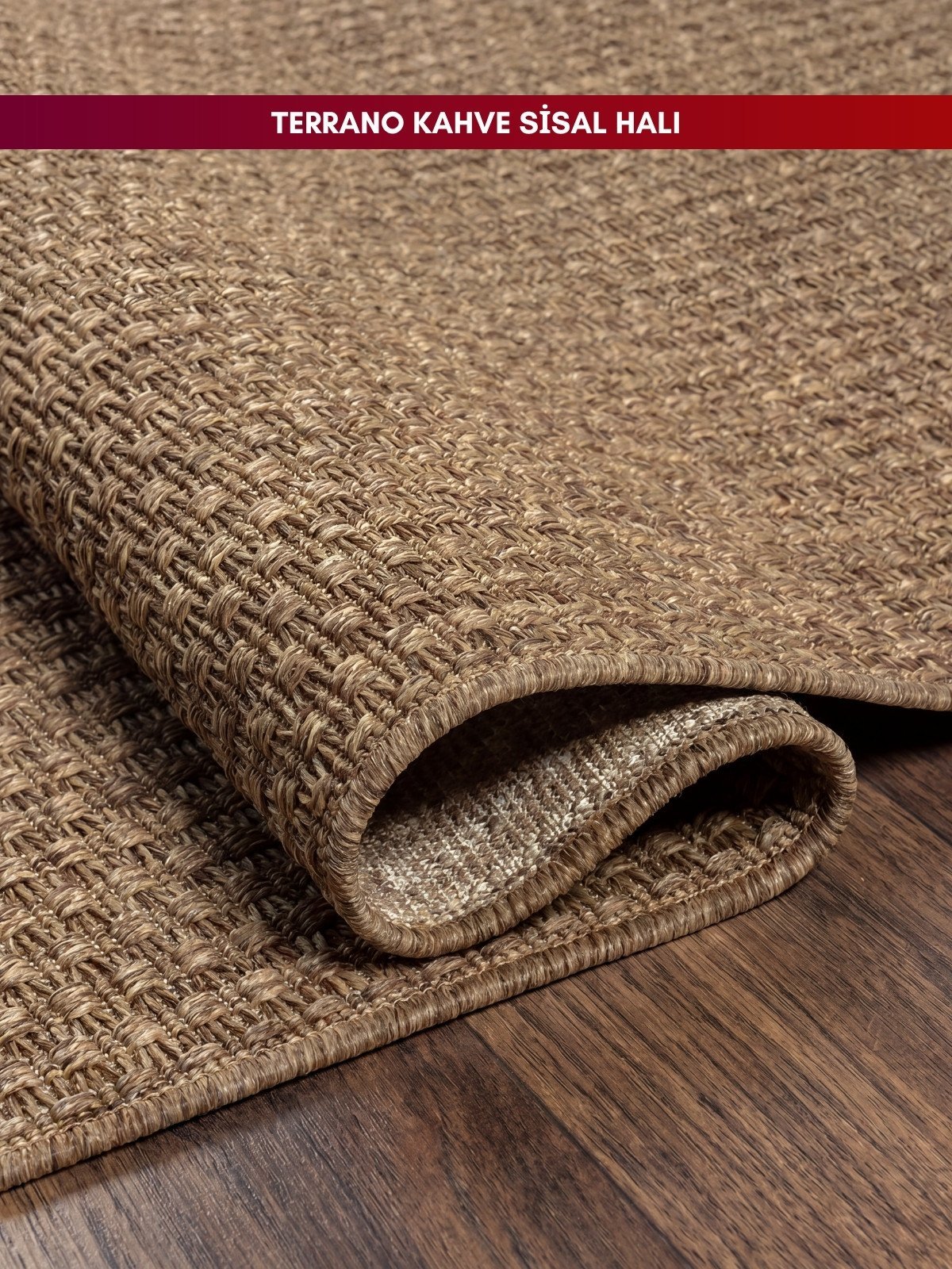 Terrano Kahve Doğal Sisal Halı
