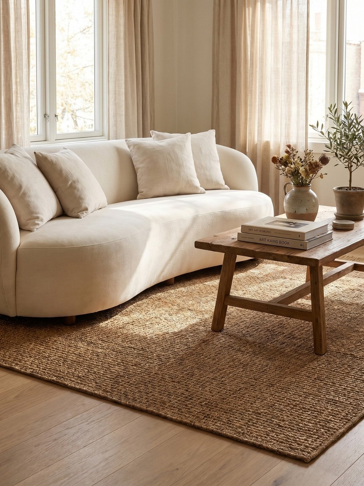 Terrano Kahve Doğal Sisal Halı - Görsel 5