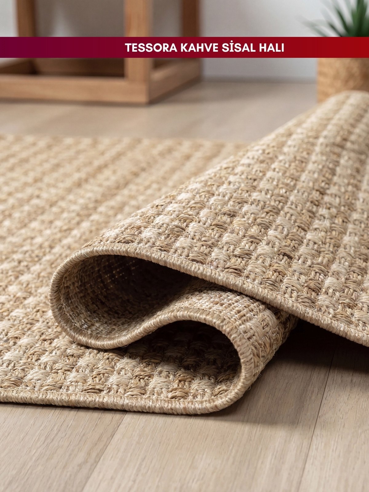 Tessora Kahve Doğal Sisal Halı