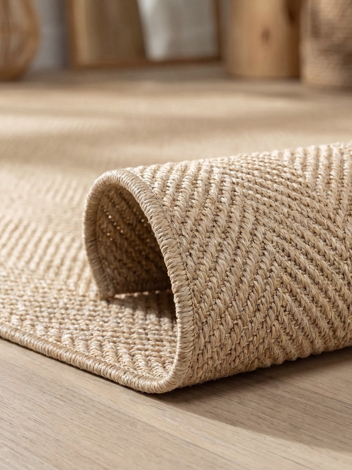 Virella Bej Doğal Sisal Halı