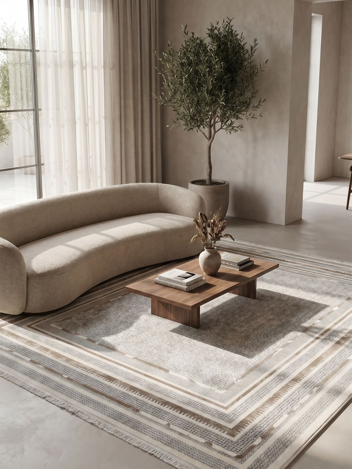 ar-1-1.jpg Armoni Halı Modern Salon, Mutfak, Oturma Odası Halısı AR-01 - Görsel 1